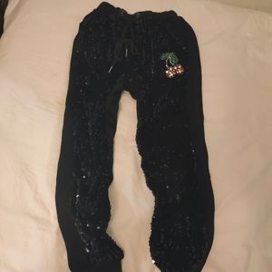 Lola & the boys sequin sweatpants size 12